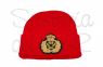 Gorro Invierno rojo escudo Capitan de yate