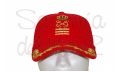 Gorra laureles Capitán de Yate roja