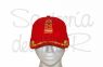 Gorra laureles Capitn de Yate roja 4