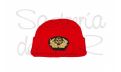 Gorro lana rojo Capit&aacute;n de Marina Mercante
