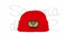 Gorro lana rojo Capitn de Marina Mercante