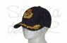 Gorra laureles azul Capitn de Yate a mano