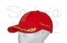 Gorra laureles roja Capitn de yate personalizada 2