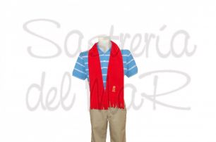 Bufanda roja Patrn de Yate