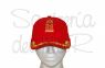 Gorra laureles roja Patrn de yate 