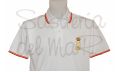 Polo blanco bandera española Capitán de Yate 