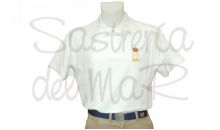 Polo blanco Patrn de Yate