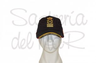 Gorra bandera espaola Capitn de Yate