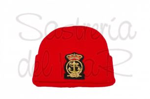 Gorro lana rojo Real Liga Naval Espaola