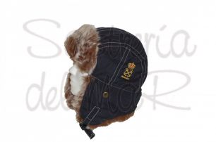 Gorro sherpa azul marino PER