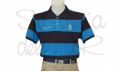 Polo rayas azules PER personalizado
