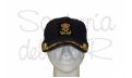 Gorra laureles azul Patrón de Yate bordado a mano