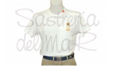 Camiseta con bandera color blanco Capitn de Yate