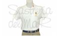 Camiseta con bandera color  blanco Patrón de Yate