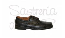 Zapatos negros de uniforme caballero