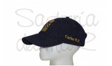 Gorra azul marino Capitn de Yate personalizada