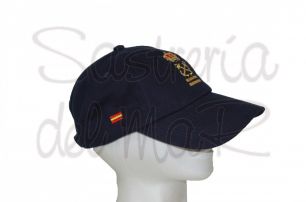 Gorra azul marino Patrn de Yate bandera