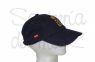 Gorra azul marino Patrn de Yate nombre + bandera