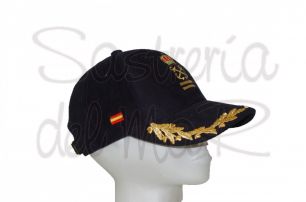 Gorra laureles azul Patrn de yate bandera