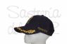 Gorra laureles azul Patrn  de yate nombre + bandera