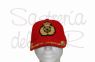 Gorra laureles rojo Patrn de Yate ( escudo fantasia)