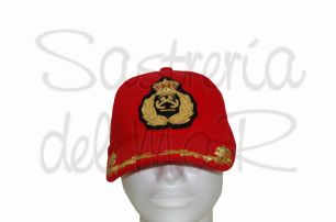 Gorra laureles rojo PER ( escudo fantasia)