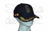 Gorra laureles azul Capitan  de yate 2 banderas