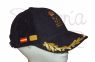 Gorra laureles azul Patrn  de yate 2 banderas