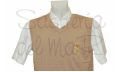 Chaleco punto color beig Patr&oacute;n de Yate