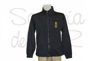 Sudadera cremallera Patrn de Yate azul marino