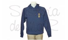 Sudadera capucha Capitn de Yate azul marino