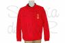 Sudadera cuello polo Capitn de Yate rojo