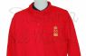 Sudadera cuello polo Capitn de Yate rojo