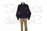 Sudadera media cremallera Patrn de Yate azul marino