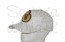 Gorra blanca Patrn de Yate bordado a mano (escudo fantasia )