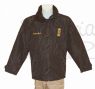 Parka negra capitan de yate personalizada