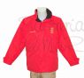 Parka roja PER personalizada 