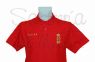 Polo rojo Capitan de Yate personalizado