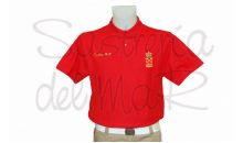 Polo rojo Patrn de Yate personalizado