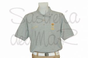 Polo gris Patrn de Yate personalizado