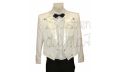 Uniforme con chupa de Gala de verano color blanco