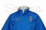 Parka azul royal Capitn de yate personalizada nombre + bandera