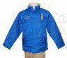 Parka azul royal Capitn de yate personalizada nombre + bandera