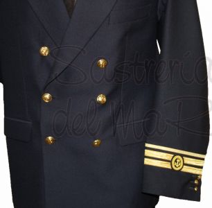 Uniforme "clase A" Marina Mercante de 2º oficial C/T de Capitán | Comprar Uniformes Marina | Sastrería