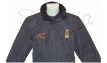 Parka azul marino Capitn de yate y escudo asociacin o club nutico