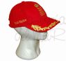 Gorra laureles roja Capitn de Yate y nombre asociacin o club nutico 