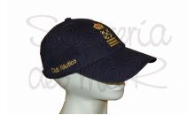 Gorra azul marino Capitn de Yate y escudo asociacin o club nutico 