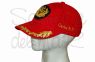 Gorra laureles roja Capitn de Marina Mercante personalizada