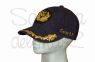 Gorra laureles azul Capitn de Marina Mercante personalizada