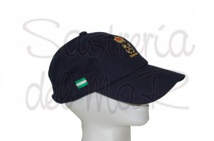 Gorra azul marino PER bandera Andalucia